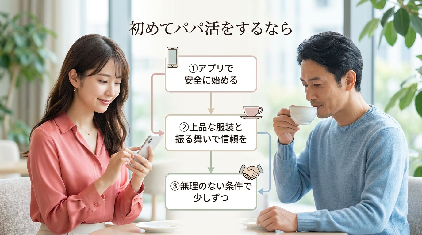 初めてパパ活をするなら