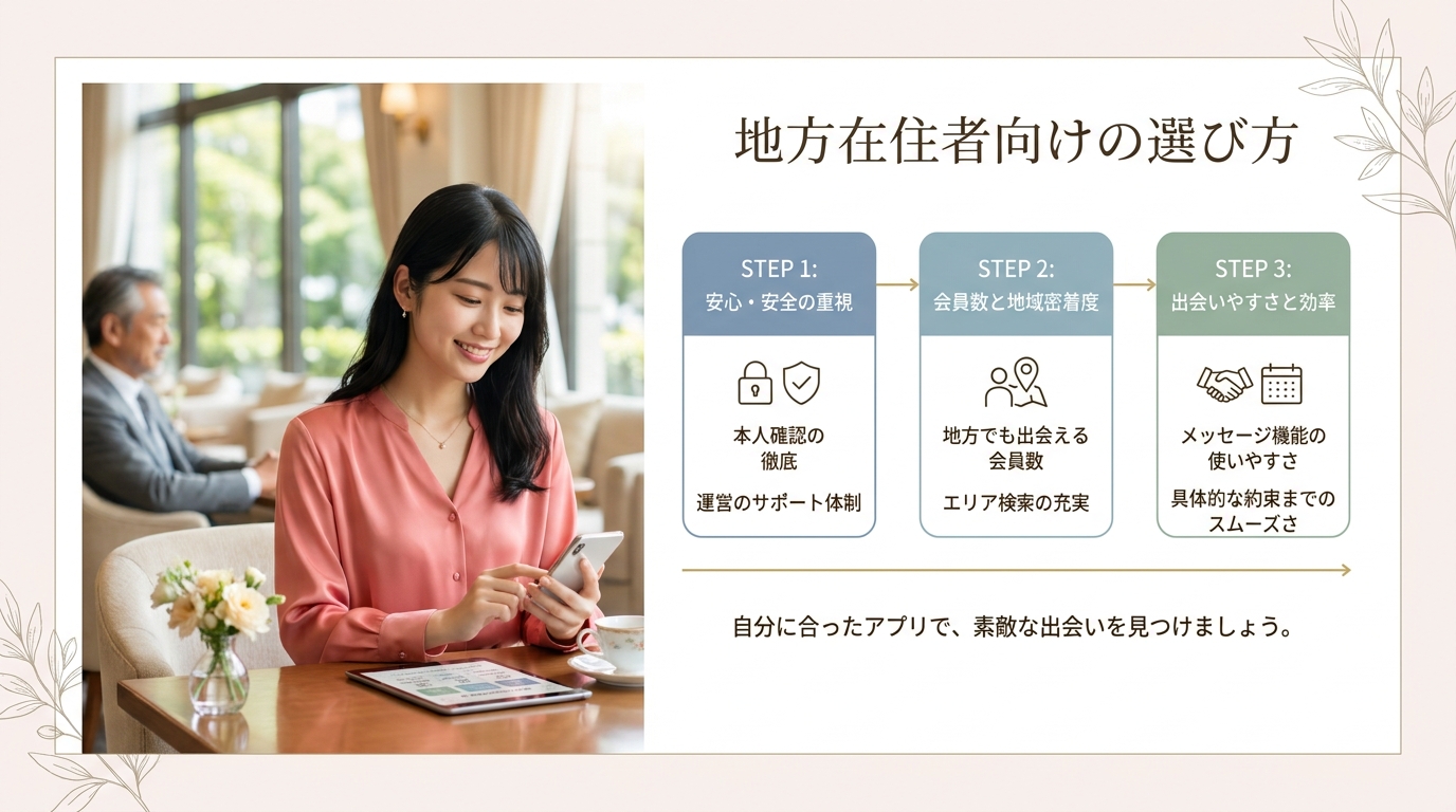 地方在住者向けの選び方