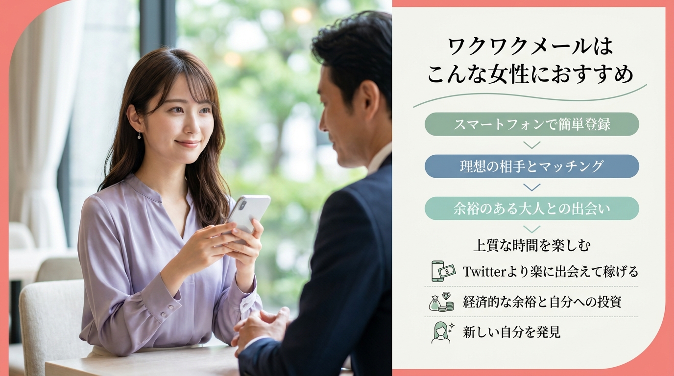 ワクワクメールはこんな女性におすすめ