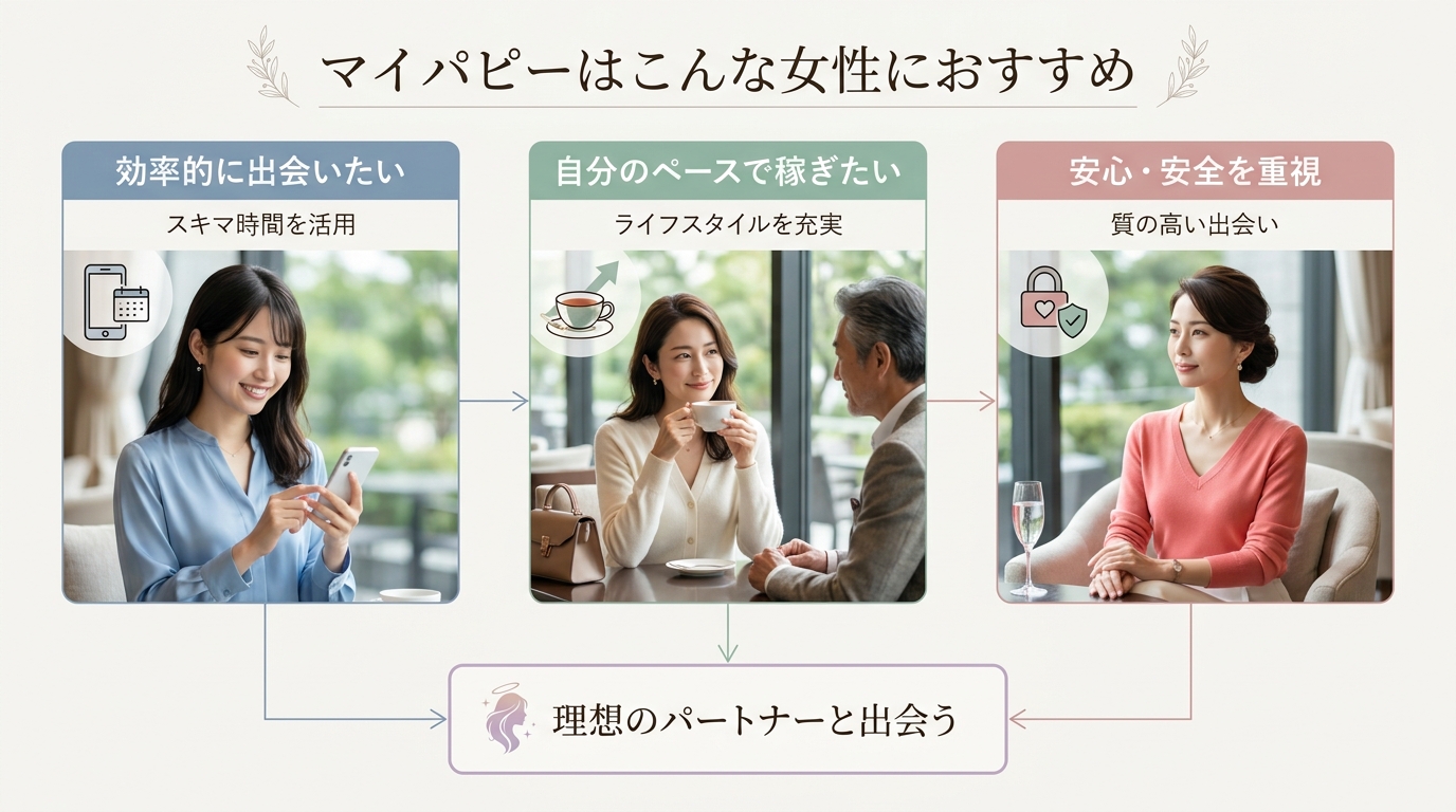 マイパピーはこんな女性におすすめ