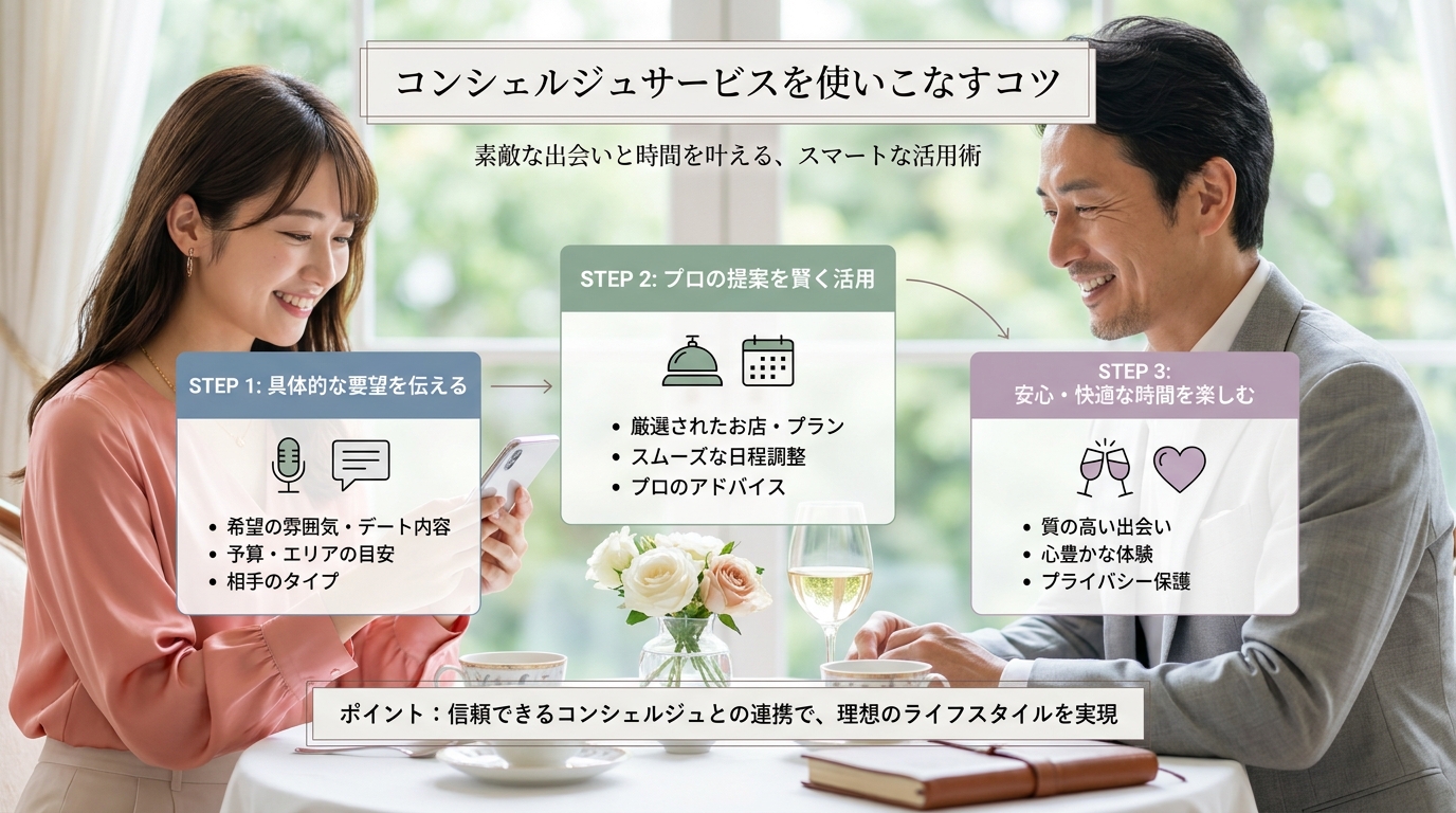 コンシェルジュサービスを使いこなすコツ